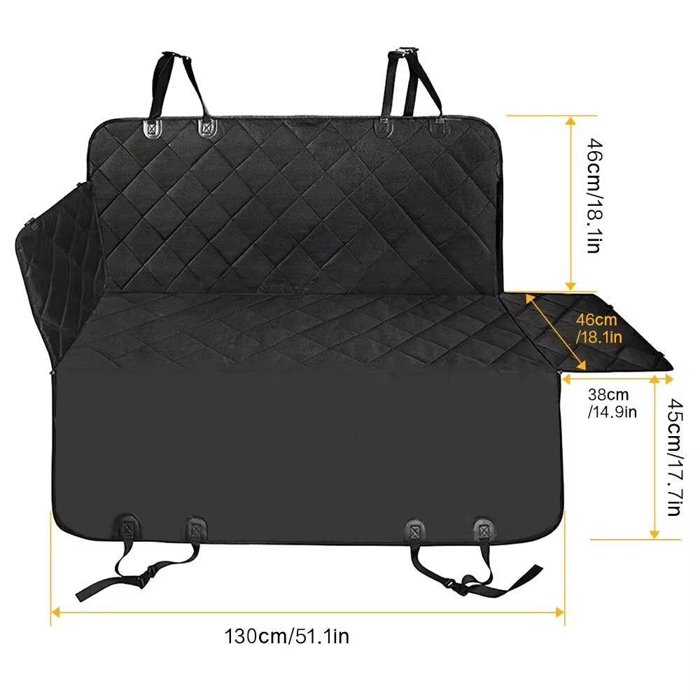 Car Pet Seat Pad Waterproof Dirt Resistant Suitable Multiple Models Cars Rear Seats Cushion Dog Car Seat Cover for Back Seat