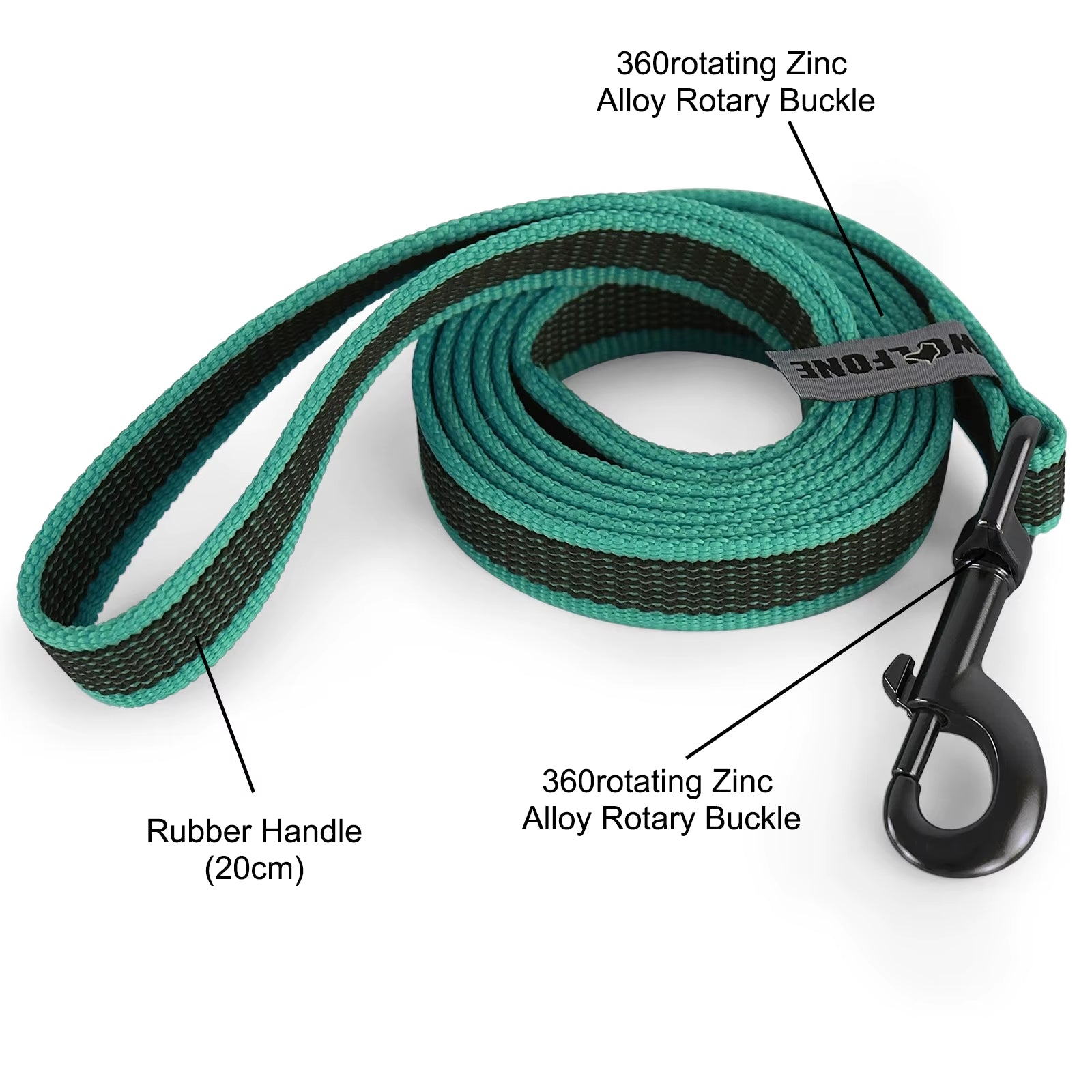 5M/10M/15M Medium Small Long Dog Leash Latex Silk Easy and Convenient Training Big Dual Color Dog Leash 10 Meters