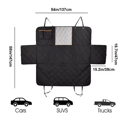 Car Pet Seat Pad Waterproof Dirt Resistant Suitable Multiple Models Cars Rear Seats Cushion Dog Car Seat Cover for Back Seat