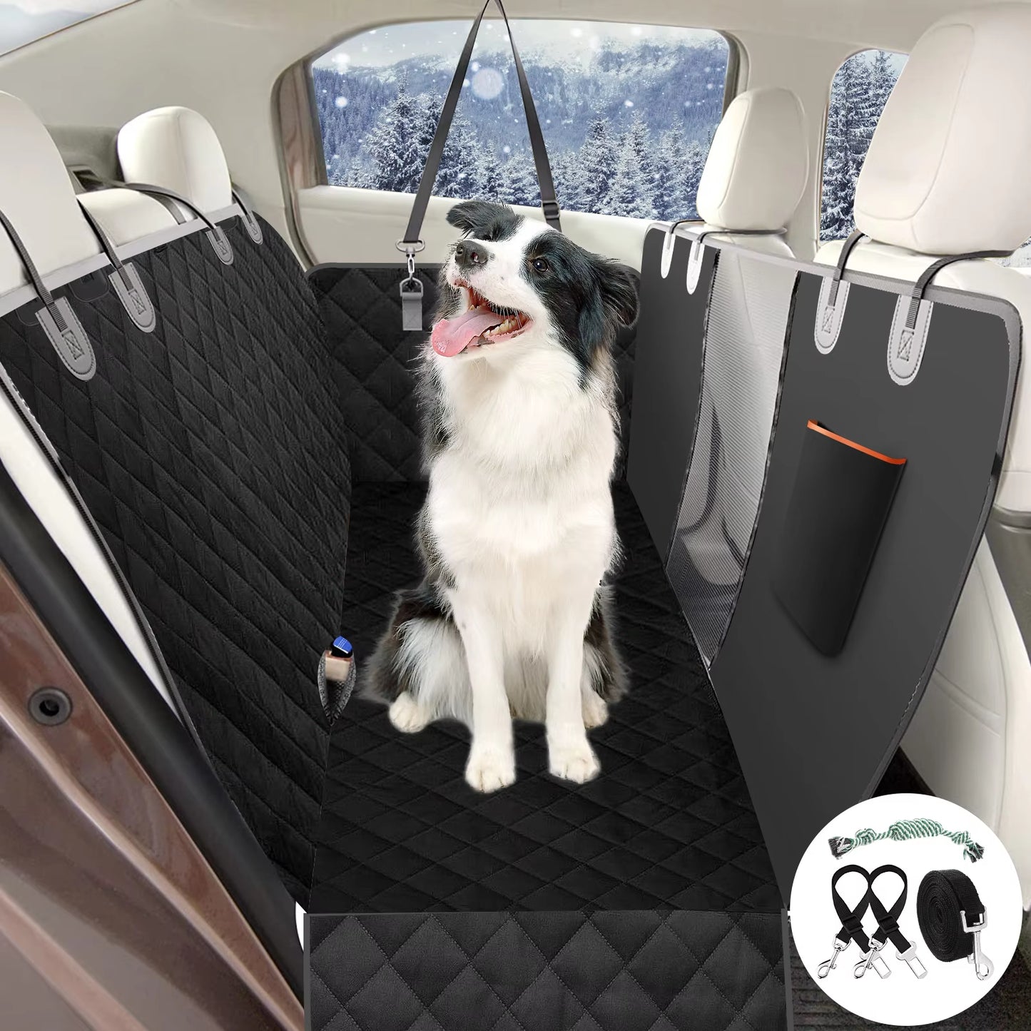 Car Pet Seat Pad Waterproof Dirt Resistant Suitable Multiple Models Cars Rear Seats Cushion Dog Car Seat Cover for Back Seat