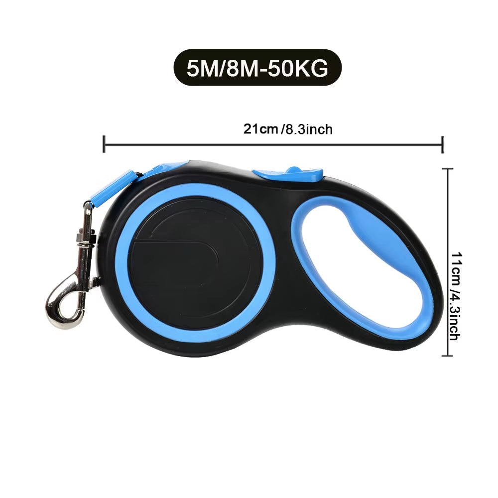 Automatic Retractable Big Dog Leash 5M 8M Strong Pet Roulette Leash for Small Large Dogs Cats Walking Golden Retriever Lead Rope