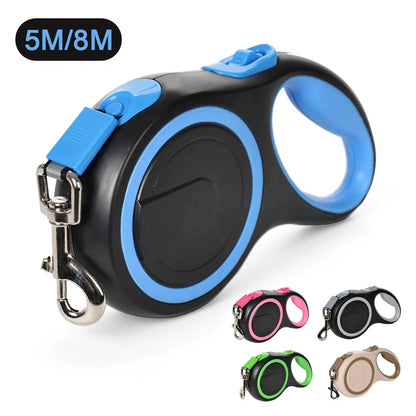 Automatic Retractable Big Dog Leash 5M 8M Strong Pet Roulette Leash for Small Large Dogs Cats Walking Golden Retriever Lead Rope