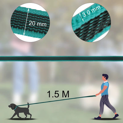 5M/10M/15M Medium Small Long Dog Leash Latex Silk Easy and Convenient Training Big Dual Color Dog Leash 10 Meters